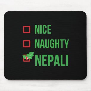 Tapis De Souris Nepali Funny Nepal Pajama Cadeau de Noël