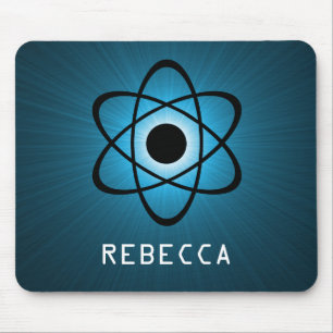 Tapis De Souris Nerdy Atomic Mousepad, Bleu
