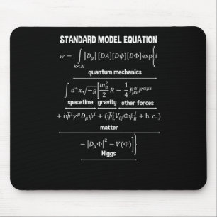 Tapis De Souris Nerdy Standard Model Equation - Cadeau Pour Physiq
