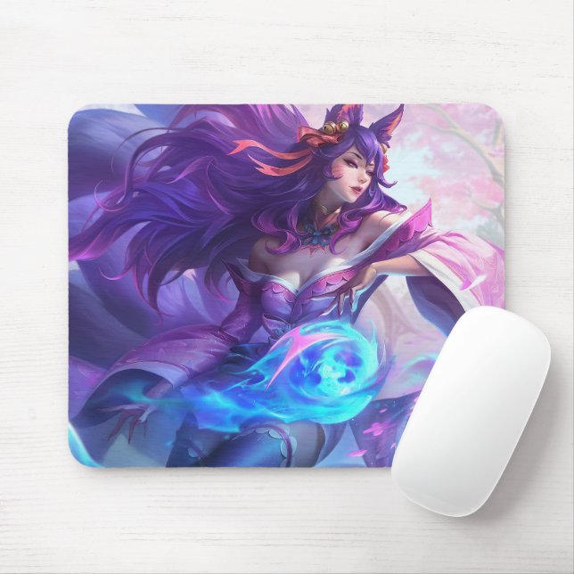 Tapis De Souris Neuf Mousepad renard de queue | Mousepad personnal (Avec souris)