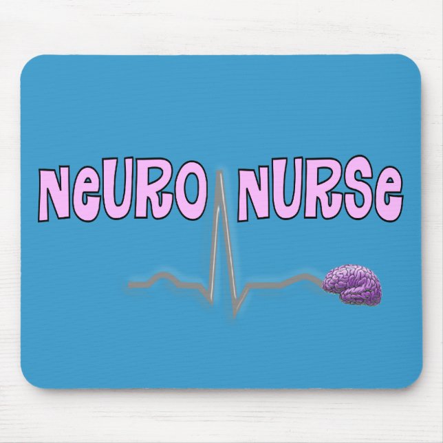 Tapis De Souris Neuro- cadeaux d'infirmière (Devant)