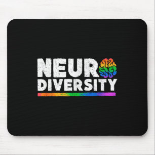 Tapis De Souris Neurodiversité Autisme Et Sensibilisation À La San