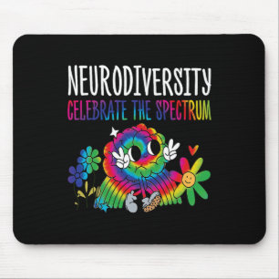 Tapis De Souris Neurodiversité Cerveau Sensibilisation Autisme TSA