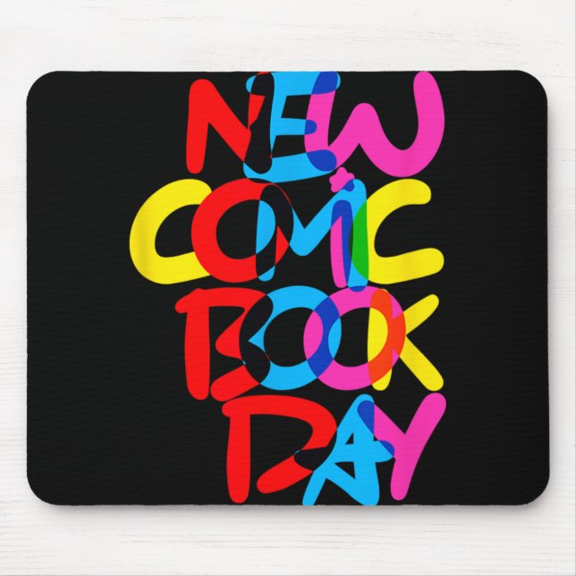 Tapis De Souris New Comic Book Day (overlap)  (Devant)