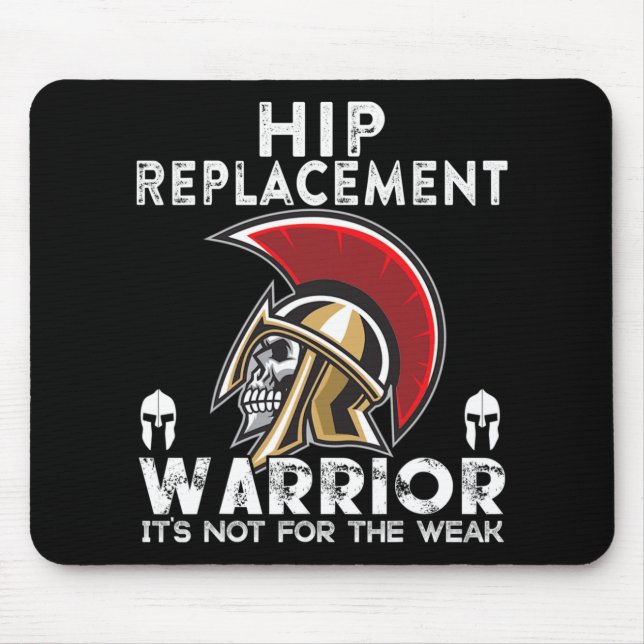 Tapis De Souris New Hip Replacement Men Women Warrior Awareness Gi (Devant)