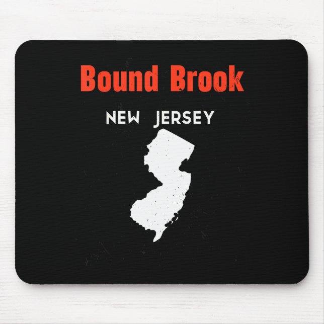 Tapis De Souris New Jersey Usa State America New Jerseyite Bound B (Devant)