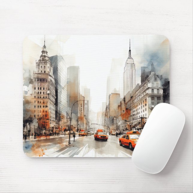 Tapis De Souris New York (Avec souris)