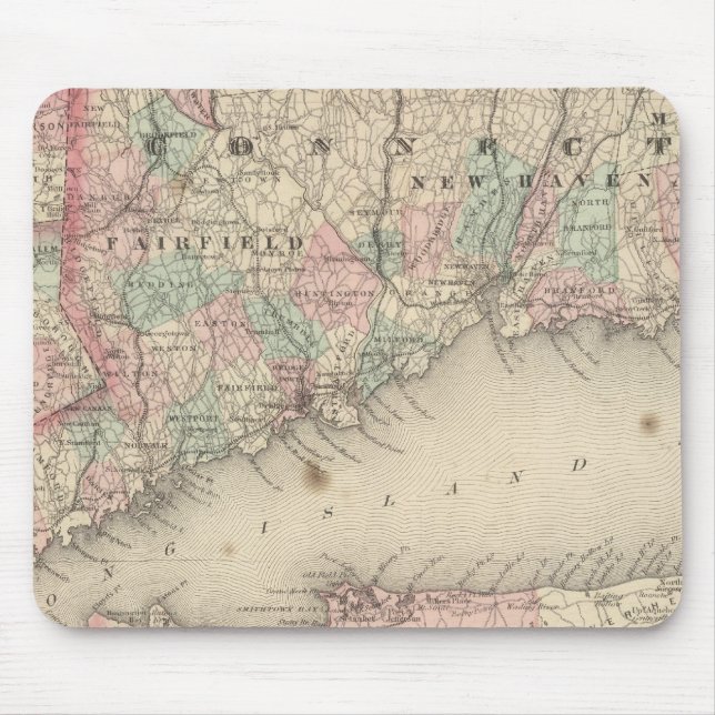 Tapis De Souris New York City et ses environs (Devant)