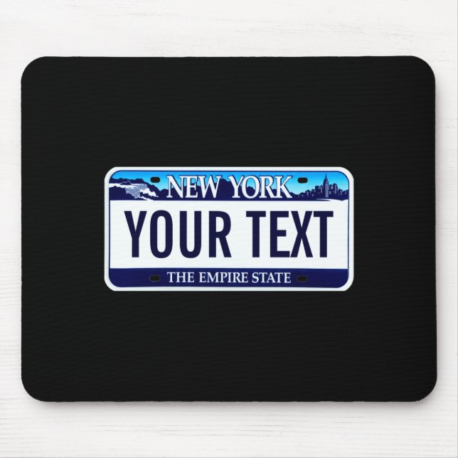 Tapis De Souris New York License Plate _1  (Devant)