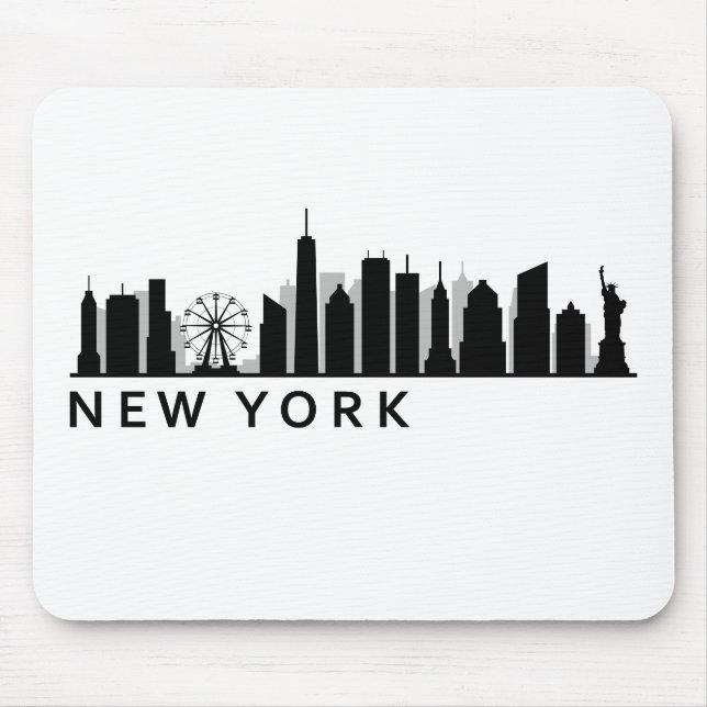 Tapis De Souris New York Skyline (Devant)