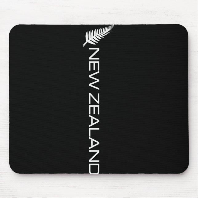 Tapis De Souris New Zealand Fern Flag Athletic Srts Vertical Style (Devant)