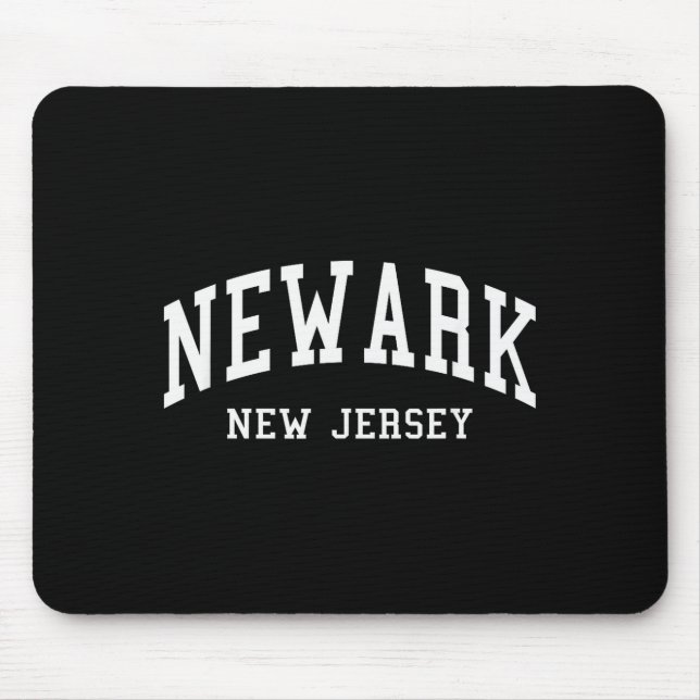 Tapis De Souris Newark - New Jersey - Throwback Design - Clic  (Devant)