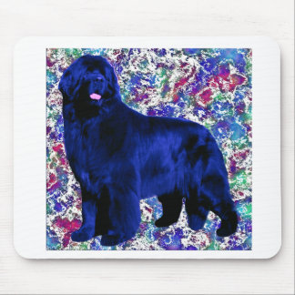 Tapis De Souris Newf bleu épongé Mousepad
