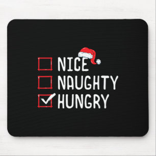 Tapis De Souris Nice Naughty Hungry Christmas Liste