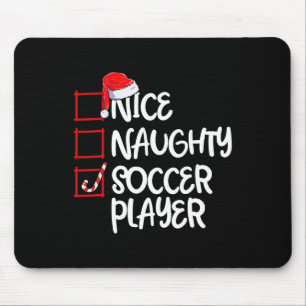 Tapis De Souris Nice Naughty Soccer Joueur Fun Soccer Noël Li