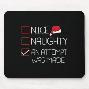 Tapis De Souris Nice Naughty Une Tentative A Été Faite Pyjama De N