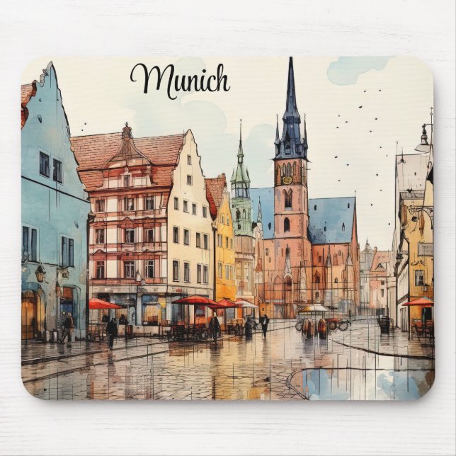 Tapis De Souris Nice peint Munich (Devant)