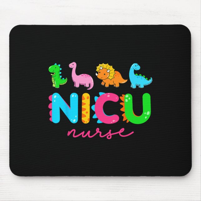 Tapis De Souris NICU Infirmière Animal Infirmière Appréciation Nic (Devant)