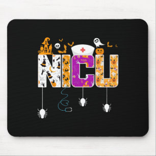 Tapis De Souris NICU Infirmière Halloween Hospital Fun Soins infir