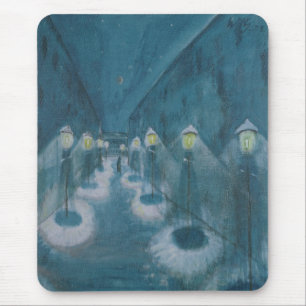 Tapis De Souris Night Street (Street By Night) (1922) Walter Grama