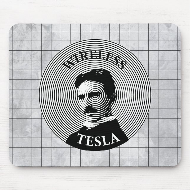 Tapis De Souris Nikola Tesla (Devant)