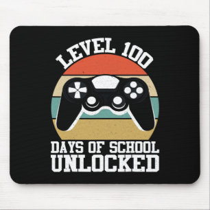 Tapis De Souris Niveau 100 Jours De L'École Complet Jeu Vidéo Game