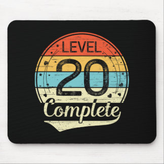 Tapis De Souris Niveau 20 - 20e anniversaire du Mariage T