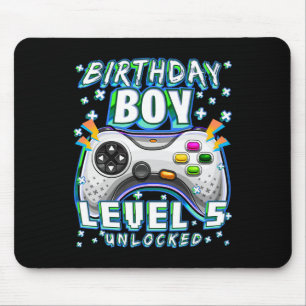 Tapis De Souris Niveau 5 Jeu vidéo déverrouillé 5e anniversaire Ga