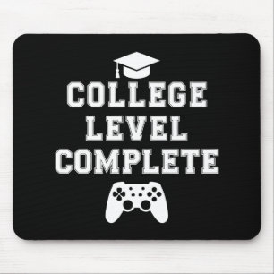 Tapis De Souris Niveau collégial Complet Graduation Gamer Jeu
