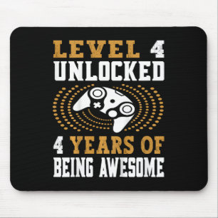Tapis De Souris Niveau Enfants 4 Débloqué Jeu Vidéo 4ème Anniversa