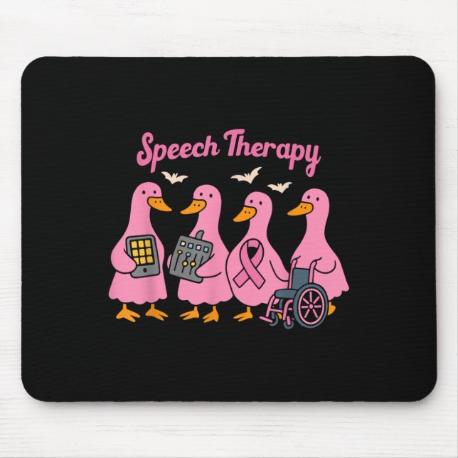 Tapis De Souris Nk Goose Ribbon Speech Language Pathologist Therap (Devant)