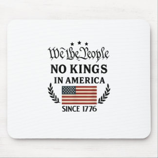 Tapis De Souris No Kings In America We The People Retro Classic