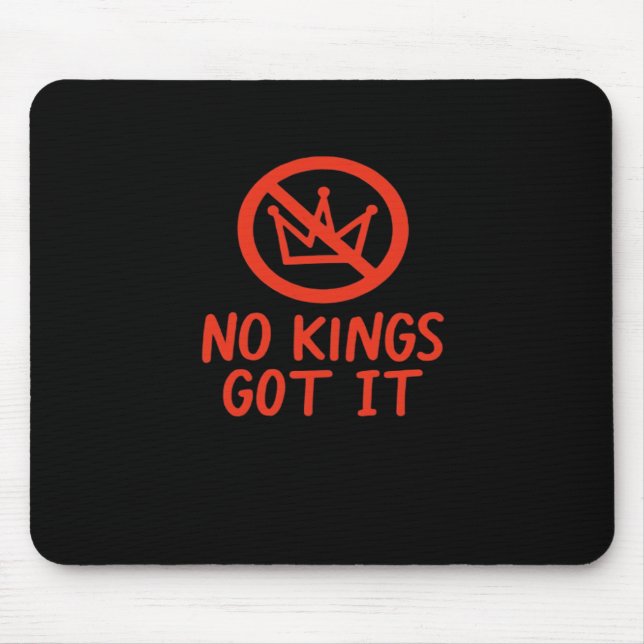 Tapis De Souris No Kings It Patriotic Style (Devant)