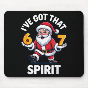 Tapis De Souris Noël 67 Drôle Xmas Six Sept Pull Ugly 6-7