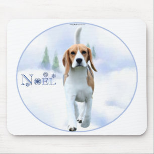 Tapis De Souris Noel Beagle Mousepad