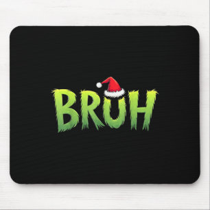 Tapis De Souris Noël Bruh Enfants Adolescents Garçons Humour de No