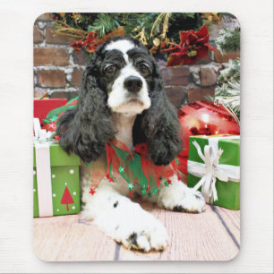 Tapis De Souris Noël - cocker - Laci