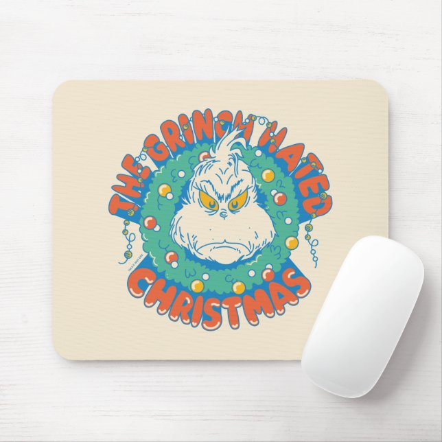 Tapis De Souris Noël de Grinch haï (Avec souris)