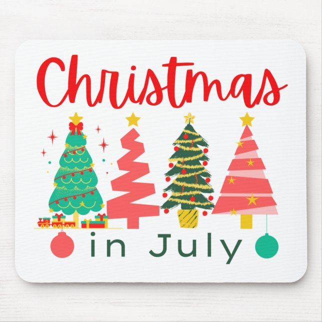 Tapis De Souris noël en juillet (Devant)