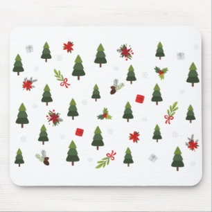 Tapis De Souris Noël Fête d'hiver présente Festive