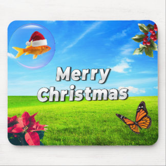 Tapis de souris Noël Frutiger Aero
