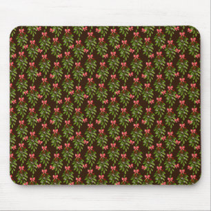 Tapis De Souris Noël Hollies - Mousepad