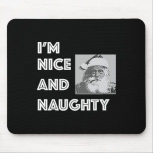 Tapis De Souris Noël Je suis Nice et coquin Liste de Noël