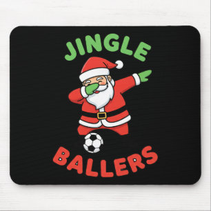 Tapis De Souris Noël Jingle Byllers Football Santa Dab Footbyll