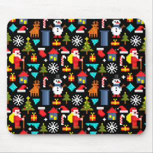 Tapis De Souris Noël Pixel