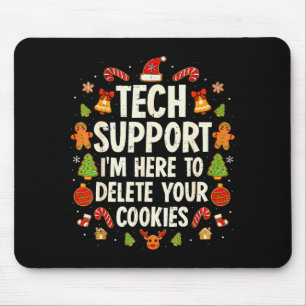 Tapis De Souris Noël Tech Suprt Ici Pour Supprimer Les Cookies Xma