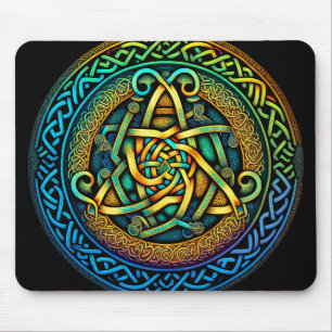 Tapis De Souris Noeud celtique coloré
