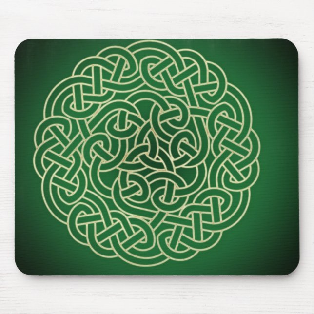Tapis De Souris Noeud celtique - mettez votre irlandais dessus ! (Devant)