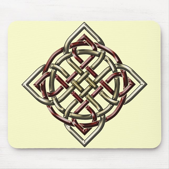 Tapis De Souris Noeud celtique Mousepad de bouclier (Devant)