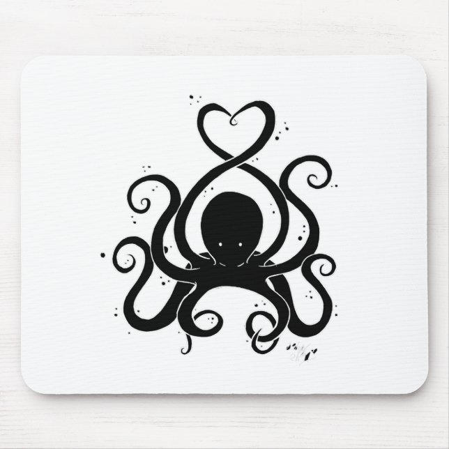 Tapis De Souris noir de cephalove (Devant)